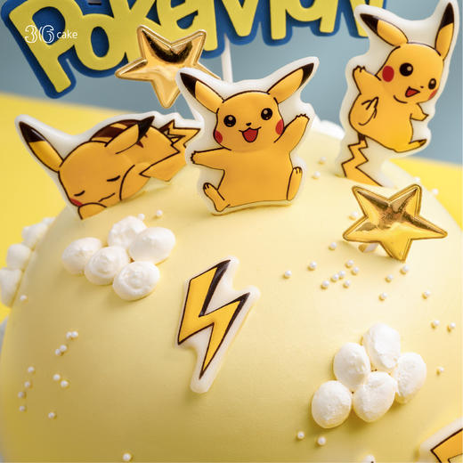 皮卡丘奶油蛋糕，可选1.5/2.5/4磅 商品图2