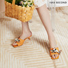 IUIU SECOND夏季甜美少女风蝴蝶结细跟凉拖鞋23911 商品缩略图5