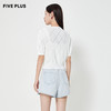 FIVE PLUS2022新款女夏装温柔系气质针织衫女两件套V领小开衫短袖2WA2030540 商品缩略图1