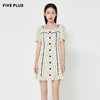 FIVE PLUS2022新款女夏装小清新碎花连衣裙泡泡袖荷叶边法式裙子2WA2080510 商品缩略图2