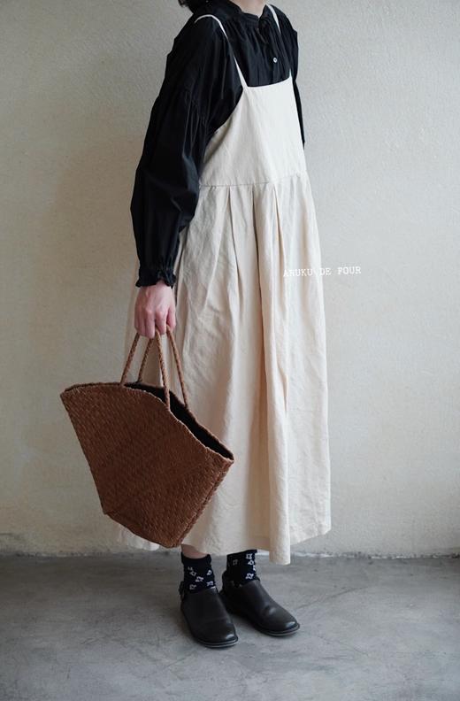 ROBE de PEAU黑白吊带裙 商品图7