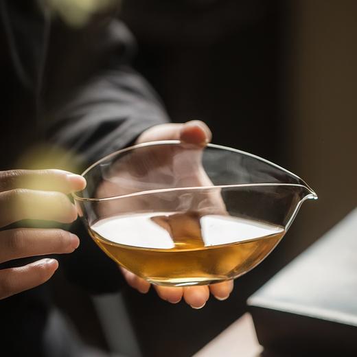 吉橙中式无把手玻璃公道杯高硼硅家用功夫茶品茗杯加厚耐高温茶具 商品图4