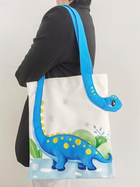 【河南自博-文创】四季帆布包 - 汝阳龙（冬） 商品图0