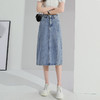 【包臀短裙高腰】高腰复古开叉牛仔裙 百搭显瘦牛仔裙a字半身裙子 开叉显腿长  商品缩略图1