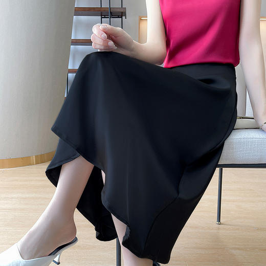 Avann缎面半身裙D69 商品图5