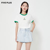 FIVE PLUS2022新款女夏装洗水牛仔短裤女高腰A字裙裤子阔腿裤复古2WA2060640 商品缩略图2