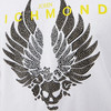RICHMOND 男士棉质镶钻骷髅翅膀圆领短袖T恤 白色 RMP19224TS WHITE 商品缩略图2