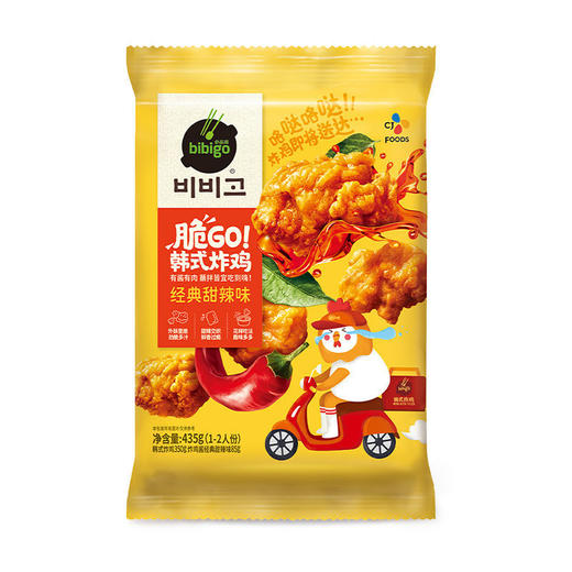 必品阁韩式炸鸡经典甜辣味435g 商品图0
