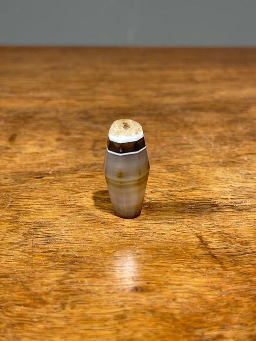 藏传老玛瑙黑白橄榄型线珠，顺丰包邮 商品图2