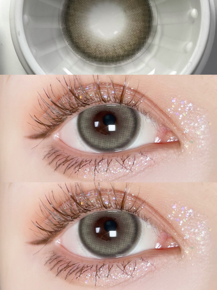 SERLTYCA年抛隐形眼镜 K3薄荷奶酪14.5mm 1副/2片-VVCON美瞳网8