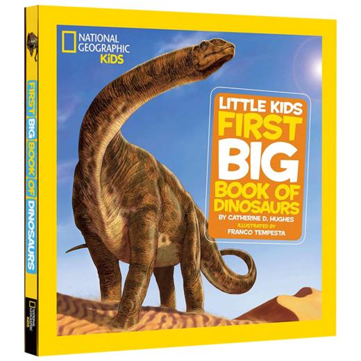 美国国家地理儿童科普百科书 英文原版 National Geographic Little Kids First Big Book of Dinosaurs 恐龙系列 进口图画故事书 商品图1