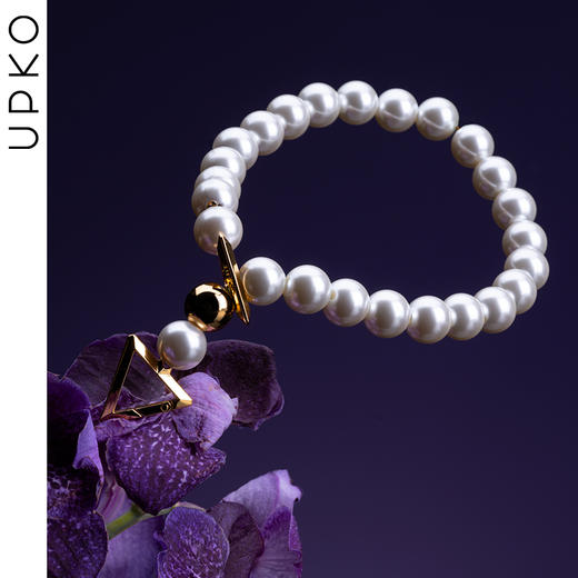 【UPKO湿漉漉的眼珍珠系列】珍珠项圈/珍珠手环/珍珠牵引链 商品图0