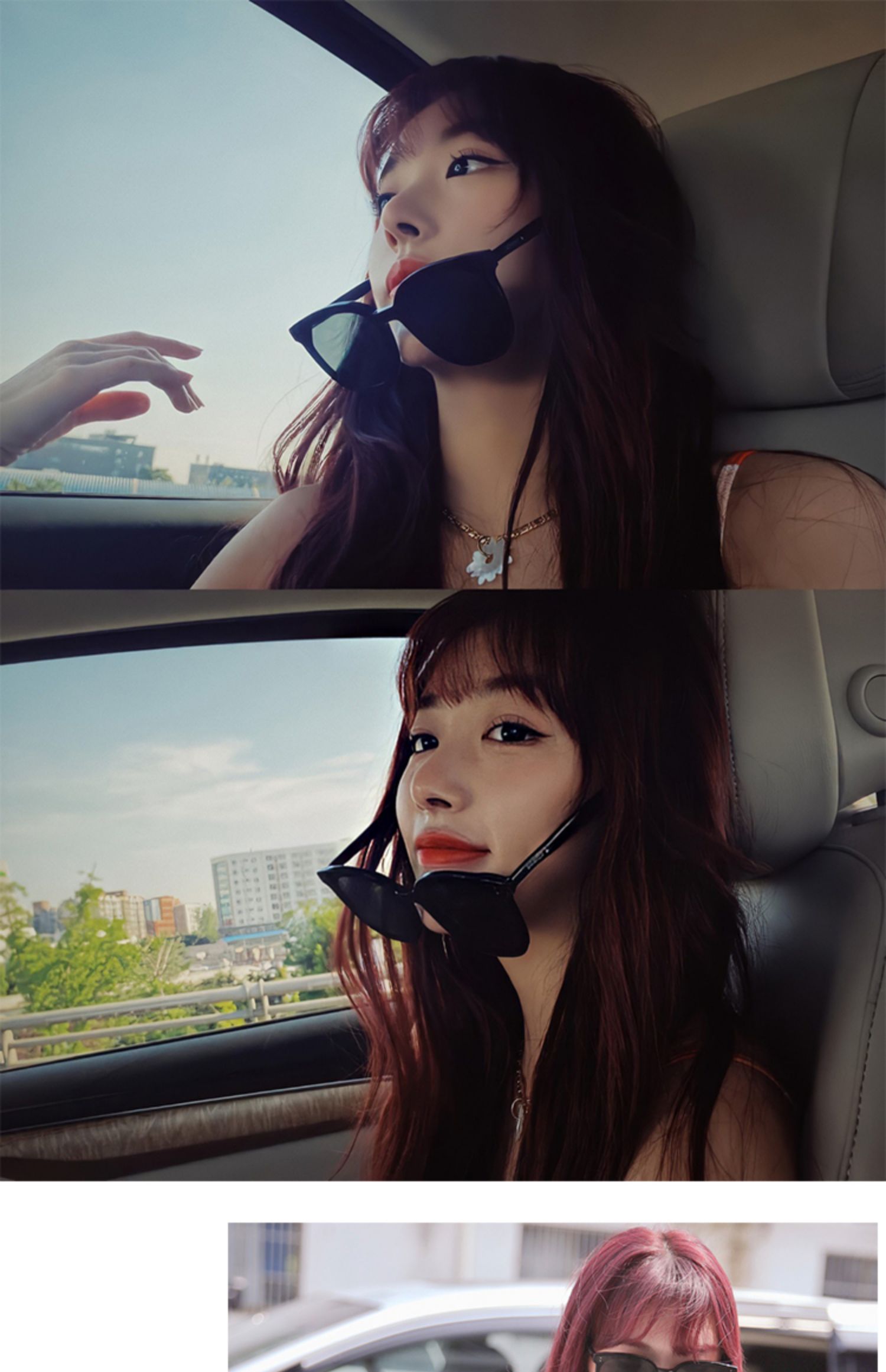 日本kishine墨镜大方框太阳镜时尚百搭显瘦防紫外线