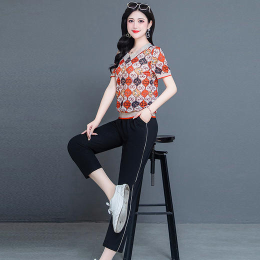 YWE  TYH225099时尚气质优雅两件套 商品图3