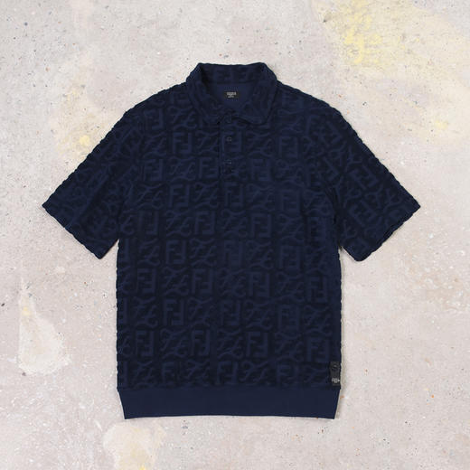 FD 夏季新款 立体提花毛圈绒 短袖POLO衫 Z-9122 商品图4