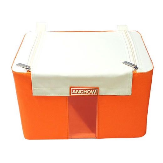 安巢家居  收纳箱  布艺抽屉收纳盒  AJ116/橙/12L 商品图4