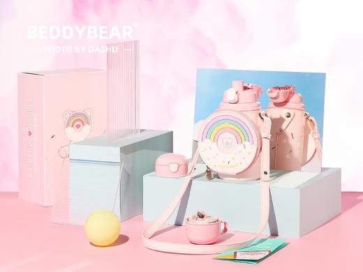 【品牌直发】【杯具熊皮套口袋儿童杯】保温杯 316不锈钢 三杯盖 580ml 商品图9