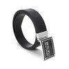 VERSACE JEANS COUTURE范思哲【22春夏新款】男士皮革可裁剪板扣式双面皮带腰带3.3cm黑色 72YA6F01 ZP102 商品缩略图1