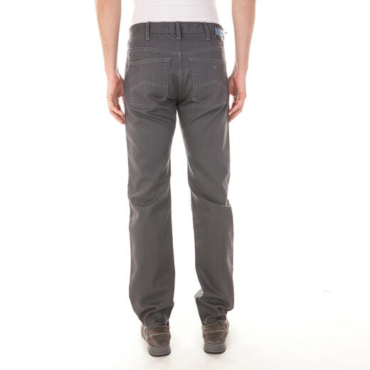 ARMANI 阿玛尼 男士棉质徽标休闲牛仔裤 灰色 S6J31 1M 32 商品图2