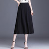 后腰松紧长摆裙印花时尚薄款A字裙长款半身裙MYX-9750 商品缩略图5