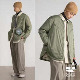 CryingCenter 双面两穿日系圆领棉服