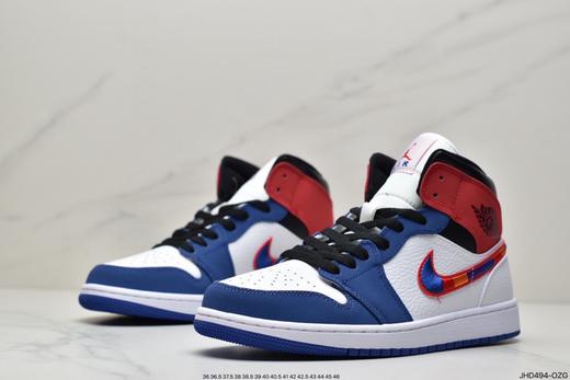 耐克乔丹Air Jordan 1 Mid经典休闲运动板鞋554724-174男女鞋 商品图3