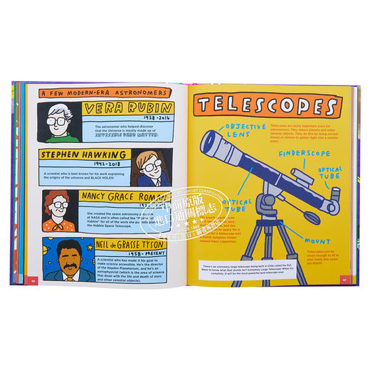 【中商原版】Everything Awesome About Space and Other Galactic Facts 学乐奇怪科学 太空 儿童百科普图画书 Mike Lowery 商品图7