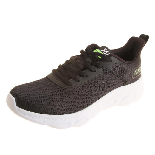 361度2022春夏男士黑色运动鞋休闲常规跑步鞋572222207 商品图2