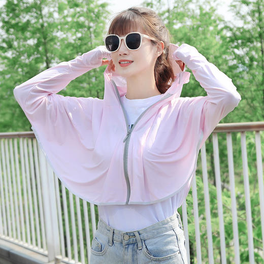 冰丝骑行夏季宽松开车遮阳披肩防晒服 商品图3
