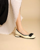 西村名物2022年夏季新款蝴蝶结小香风气质单鞋X22AE11481 商品缩略图0