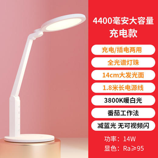 好视力国AA级护眼台灯小学生学习专用书桌插电式充电灯 商品图6