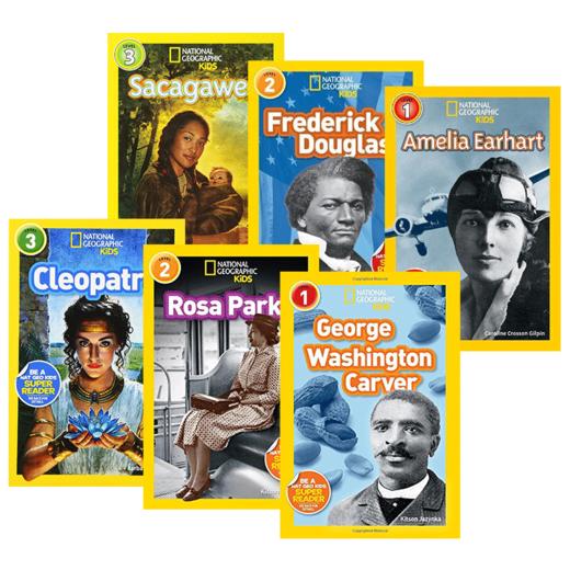 美国国家地理分级读物 人物传记系列6册 英文原版 National Geographic KIDS Readers L1 L2 L3 儿童百科书 全英文版进口英语书籍 商品图3
