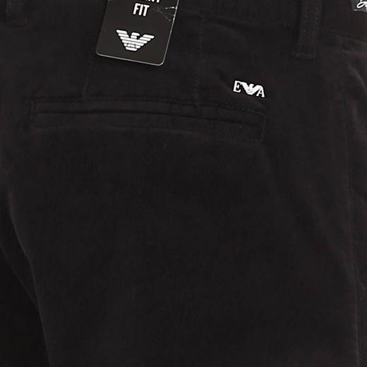 EMPORIO ARMANI 阿玛尼 男士棉质徽标休闲牛仔裤 黑色 6H1P20 1NRDZ 0999 商品图2