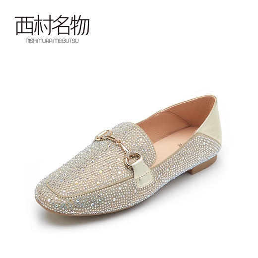 西村名物2021秋季新款中跟凉鞋女潮细带百搭ins仙女风女单鞋T21CM33911 商品图0