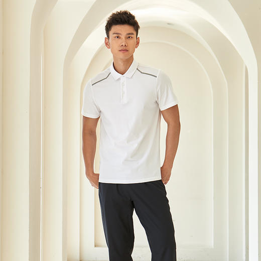 制者运动POLO领短袖反光T恤 商品图3