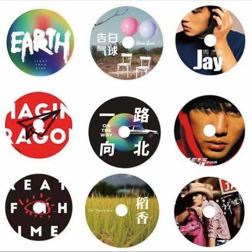 周杰伦唱片机车载香薰香水片空调出风口车内经典香氛留声专辑封面-优选好物-W仓 商品图4
