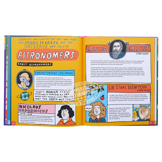 【中商原版】Everything Awesome About Space and Other Galactic Facts 学乐奇怪科学 太空 儿童百科普图画书 Mike Lowery 商品图6