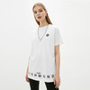 RICHMOND 女士棉质下摆字母印花圆领短袖T恤 白色 RWP19324TS WHITE 商品缩略图0