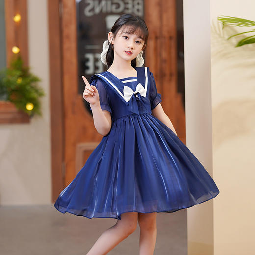 学院风新款洋气儿童时髦裙童装 XW-9932 商品图1