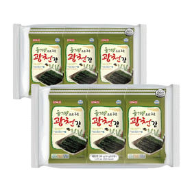 【捆绑】广泉紫苏油海苔9袋 5g*9*2 