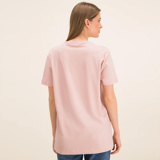 RICHMOND 女士棉质字母印花圆领短袖T恤 粉色 RWP19312TS PINK ANTIQUE 商品图2