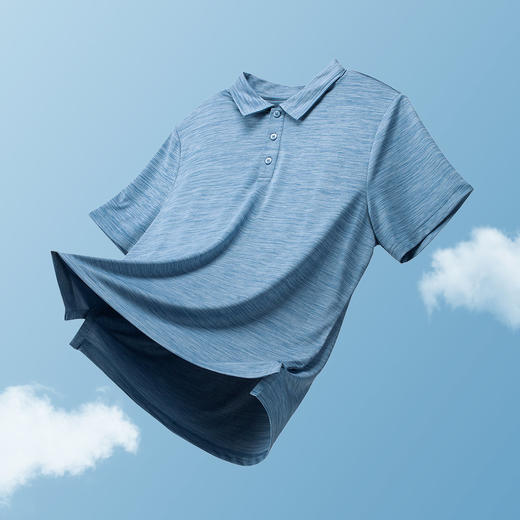 制者水彩纹运动速干短袖POLO 商品图2