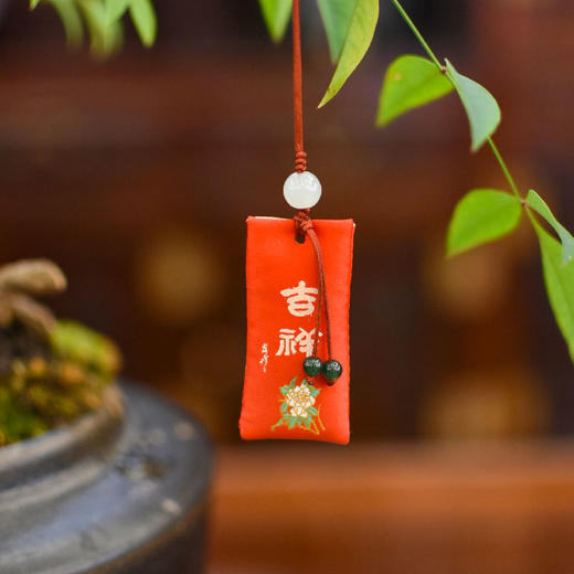 羽诗制造出品周律之书法衍生丝绣香囊艺术家元素衍生系列文创 商品图0