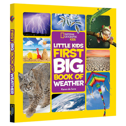 美国国家地理儿童科普百科书 英文原版 National Geographic Little Kids First Big Book of Weather 天气系列 精装大开本 英文版 商品图0