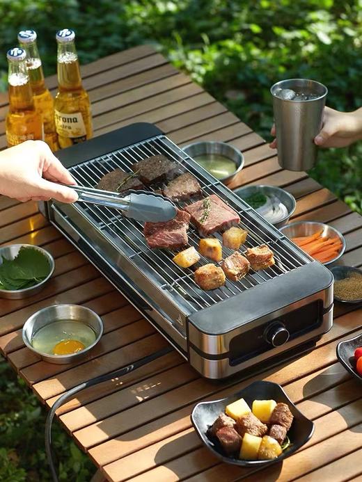 Fastee法诗缇电烧烤炉家用无烟烤串机烤肉机电烤烤肉炉子 FST-50C 商品图0