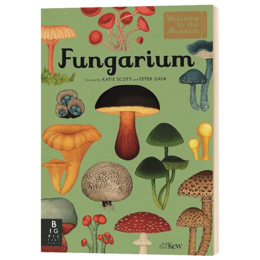 欢迎来到博物馆系列 真jun博物馆 英文原版 Fungarium 精装大开本 自然图鉴 蘑菇类科普绘本 英文版进口原版英语书籍 商品图1