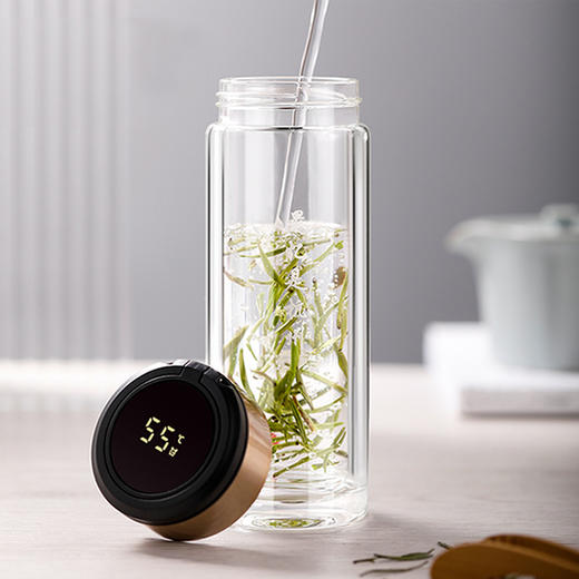 湖畔居 智能显温双层书记杯 商品图0