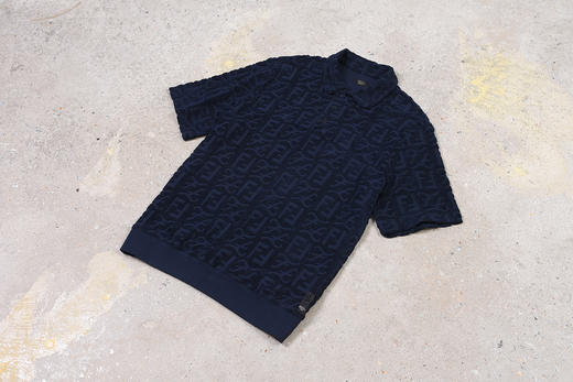 FD 夏季新款 立体提花毛圈绒 短袖POLO衫 Z-9122 商品图5