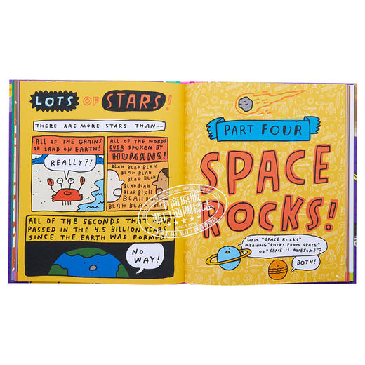 【中商原版】Everything Awesome About Space and Other Galactic Facts 学乐奇怪科学 太空 儿童百科普图画书 Mike Lowery 商品图4