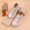 Safiya索菲娅贝壳头刺绣蕾丝溶解底休闲鞋2022秋新款SF23112403 商品缩略图7